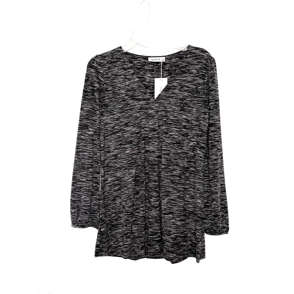 Women’s Medium Gray/Black Tunic NWT